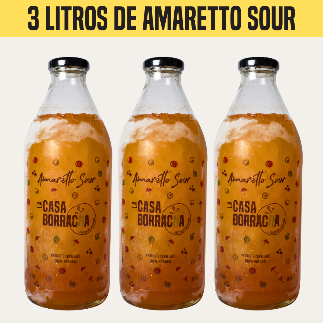 Pack 3 litros Amaretto Sour