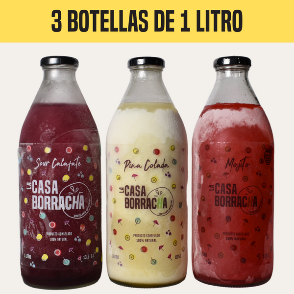 Pack 3 litros Cocktails